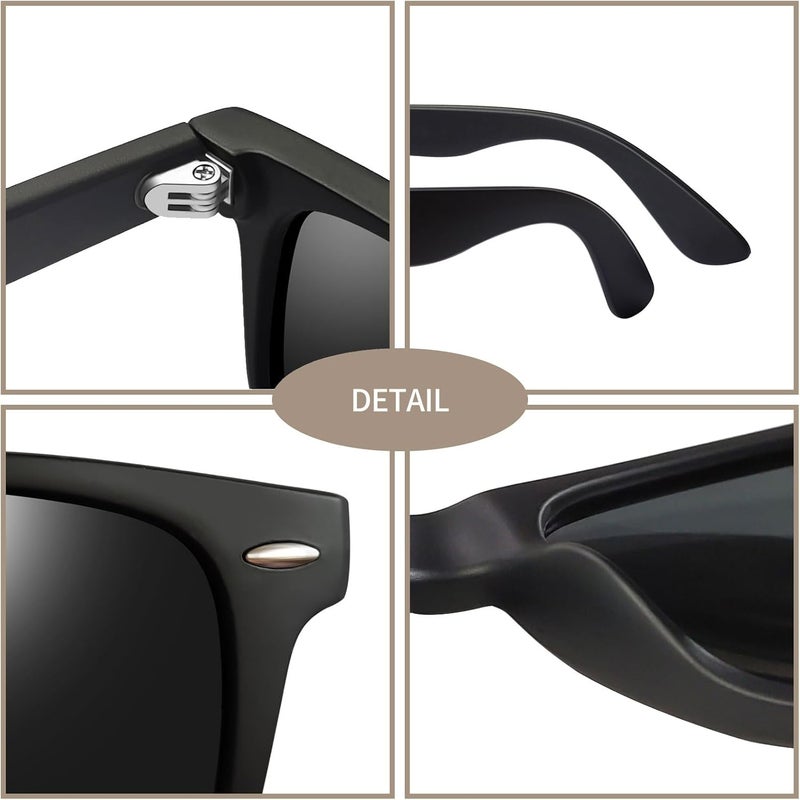Joopin Square Sunglasses Polarized UV Protection Trendy Designer Sun Glasses Men Women - Image 4